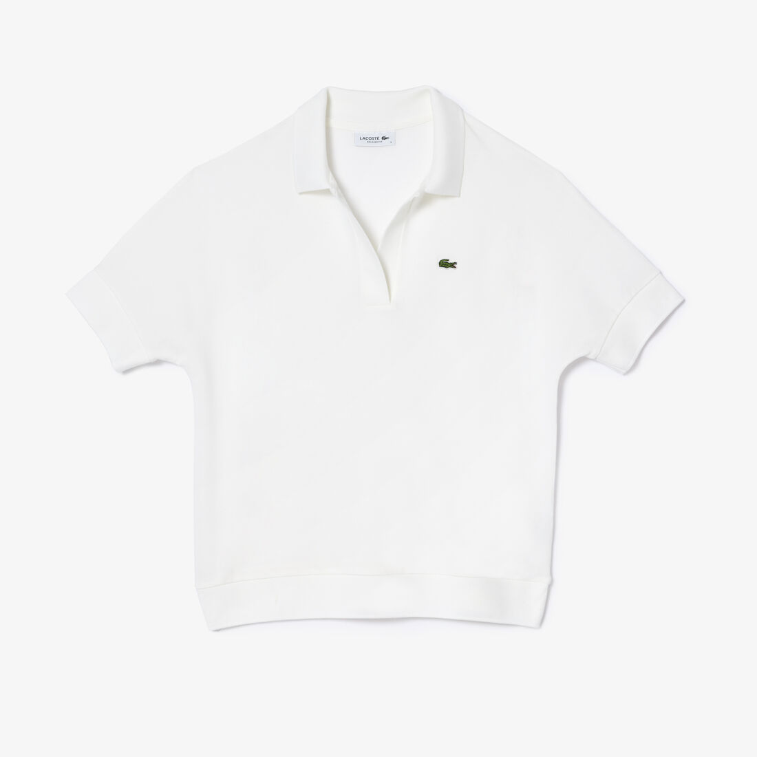 Open Neck Fluid Pique Polo Shirt Open Neck Fluid Pique Polo Shirt - PF0504-00-001