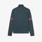lacoste runway high neck striped jersey sweater