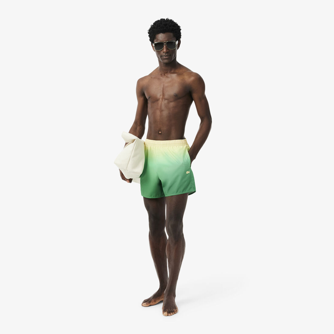 Short Ombre Print Swim Trunks - MH9108-00-H1I