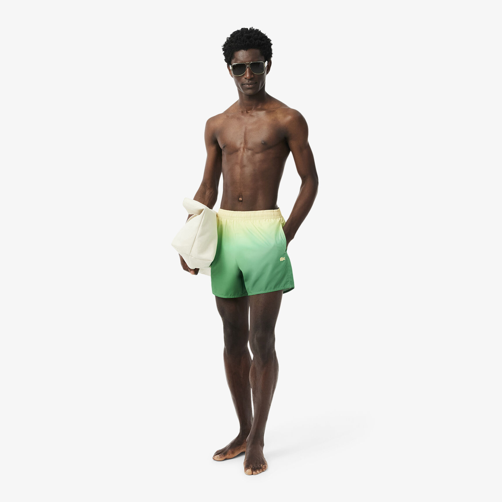 شورت سباحة قصير بطبعات أومبريه Short Ombre Print Swim Trunks - MH9108-00-H1I
