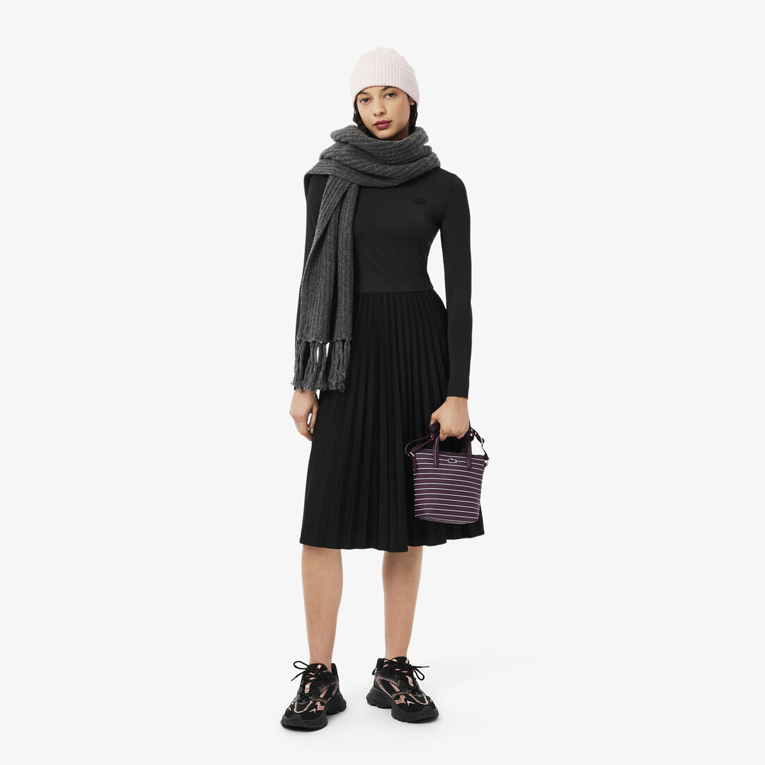 Mini Striped L.12.12 Concept Tote Mini Striped L.12.12 Concept Tote - NF5131SJ-R48