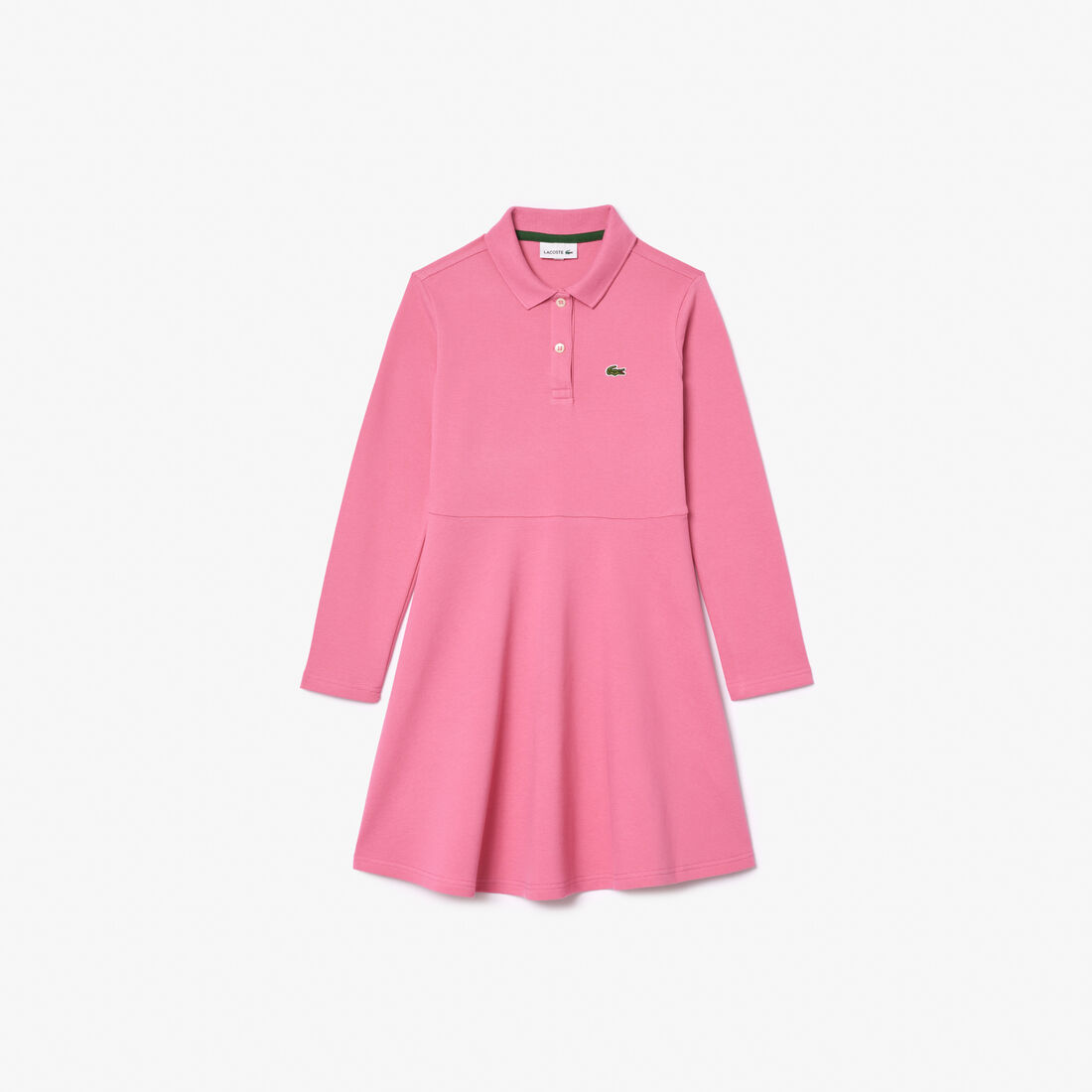 Girls' Lacoste Polo Collar Pique Dress Girls' Lacoste Polo Collar Pique Dress - EJ9751-00-2R3