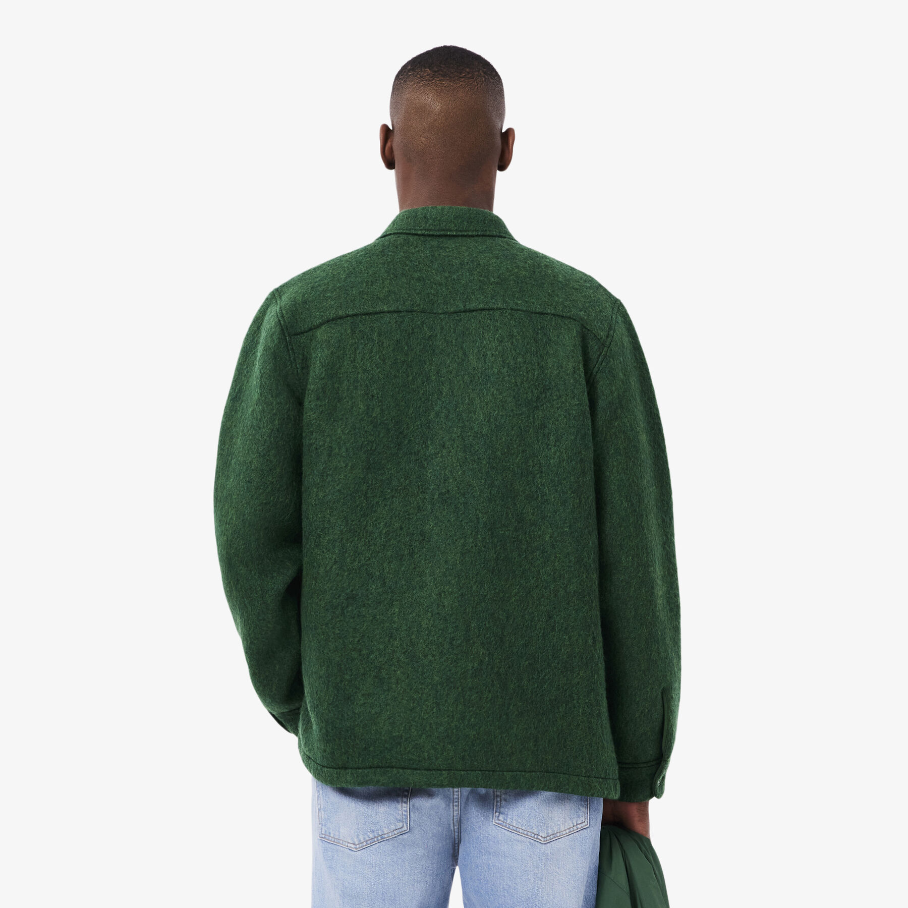 قميص خارجي من مزيج الصوف Wool Blend Felt Overshirt - CH8997-00-132