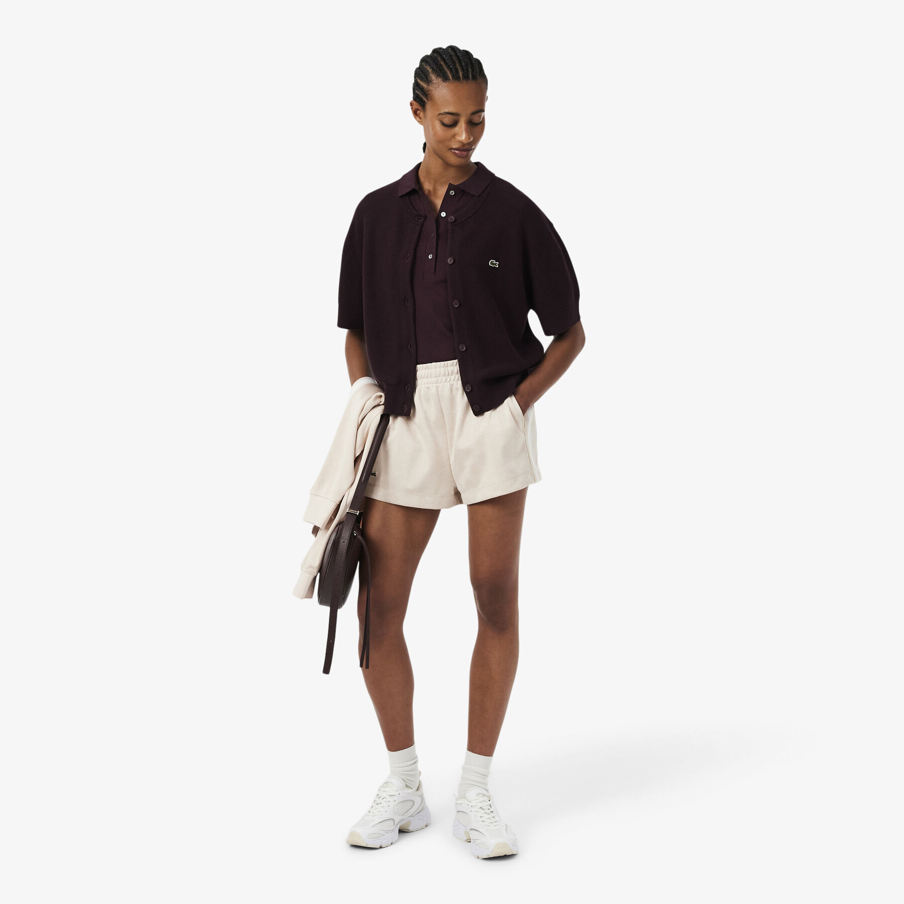 lacoste l 12 d slim fit stretch petit pique polo shirt
