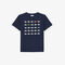 تيشيرت قطني بنقشة جلد التمساح Crocodile Print Cotton T-shirt - TJ7369-00-166