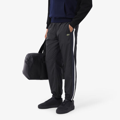 lacoste colour block sweatpants