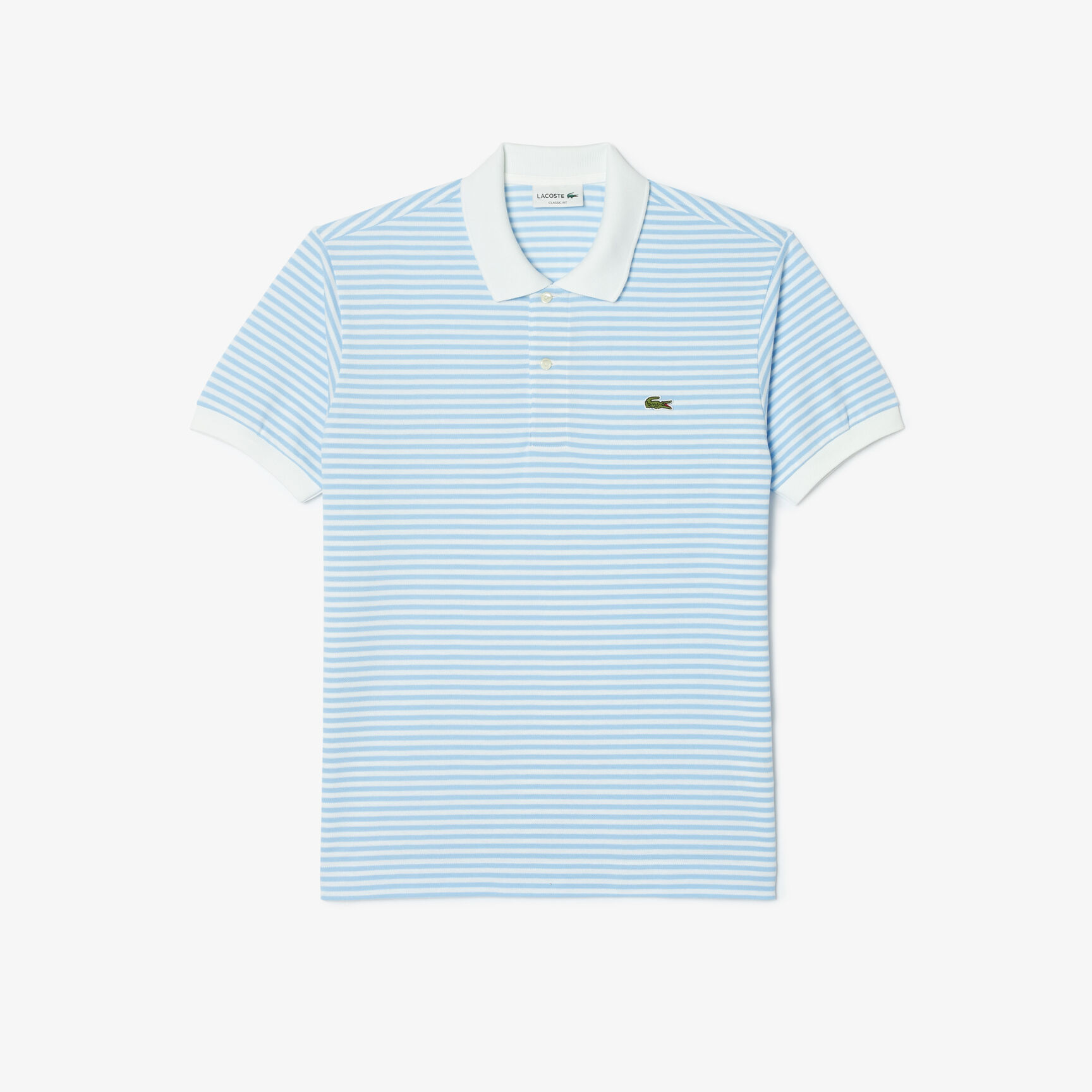 Classic Fit L.12.12 Striped Petit Pique Polo Shirt Classic Fit L.12.12 Striped Petit Pique Polo Shirt - PH9753-00-F6Z