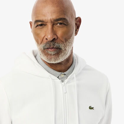 Classic Fit Zipped Fleece Sweatshirt