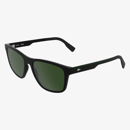 lacoste stripes   piping rectangle glasses