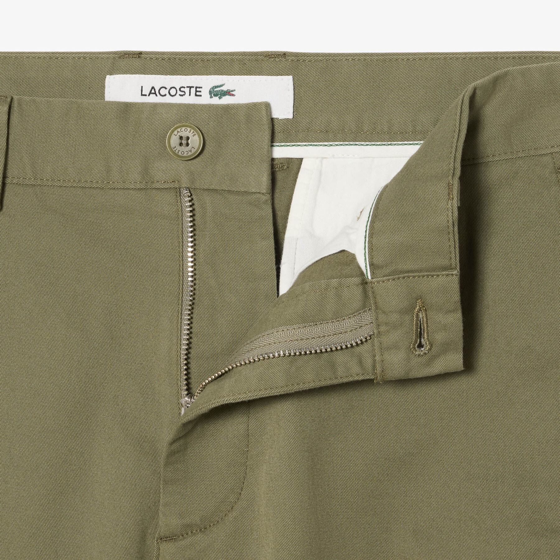 lacoste regular fit cotton chino pants