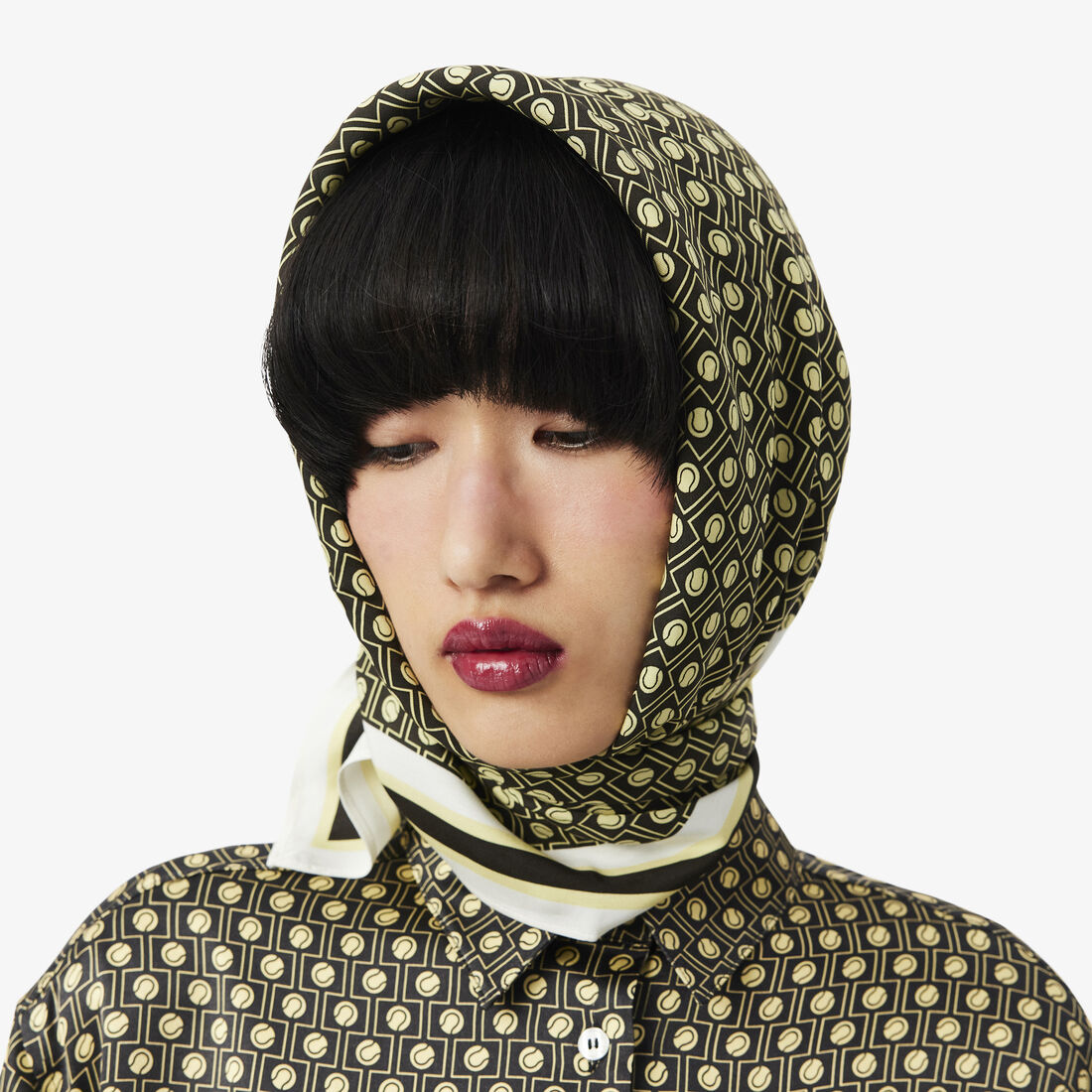 وشاح تنس مطبوع Printed Tennis Scarf - RE9788-00-4IZ