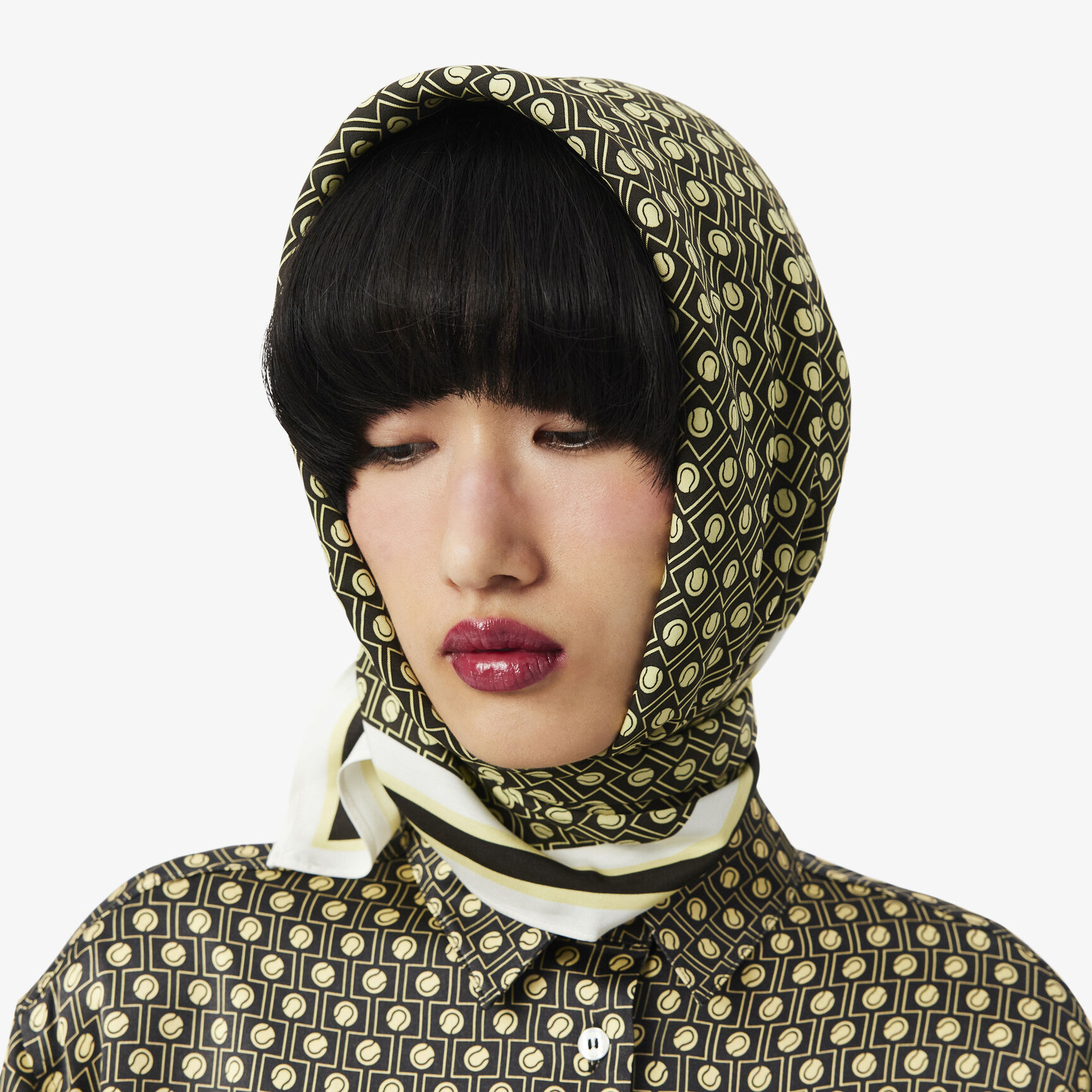 وشاح تنس مطبوع Printed Tennis Scarf - RE9788-00-4IZ