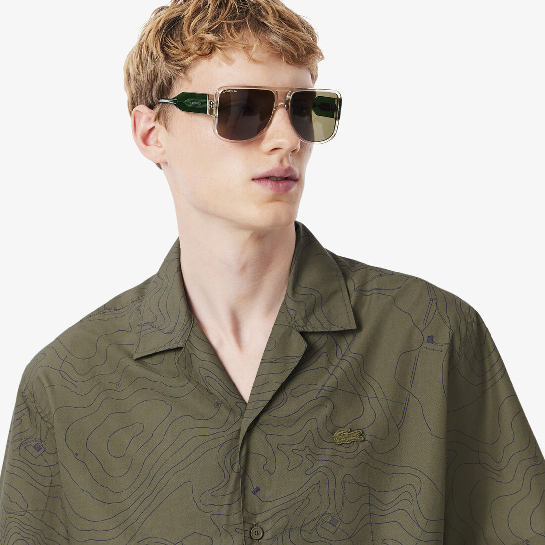 قميص مريح بأكمام قصيرة Relaxed Fit Short Sleeved Shirt - CH5626-00-6JM