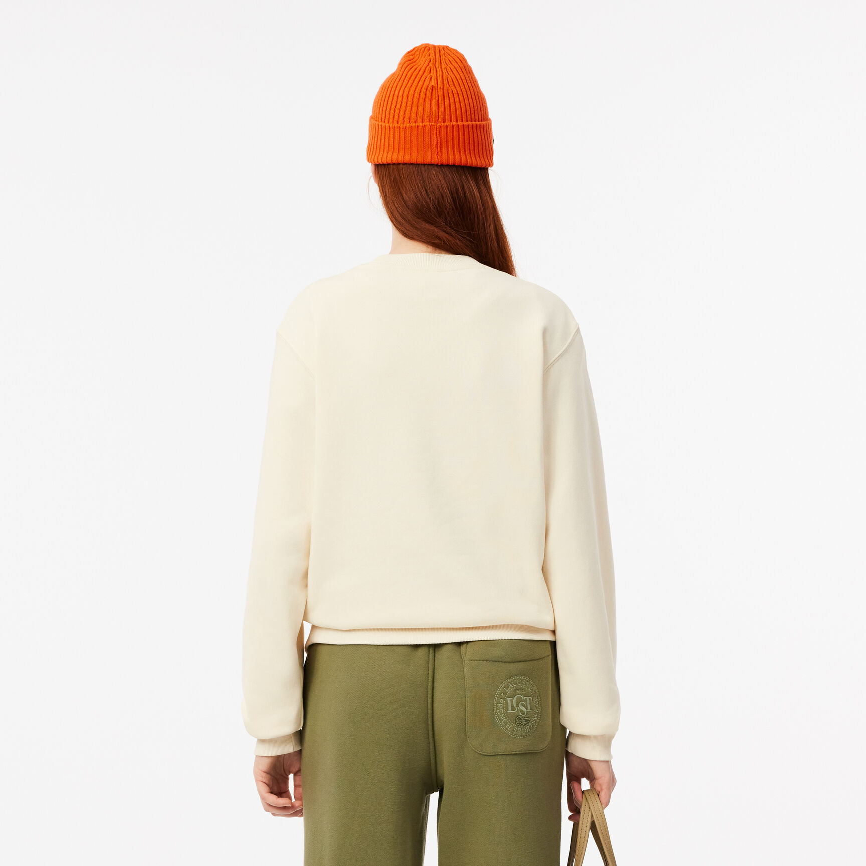 سويت شيرت قطن مطرز Embroidered Cotton Sweatshirt - SF2565-00-XFJ