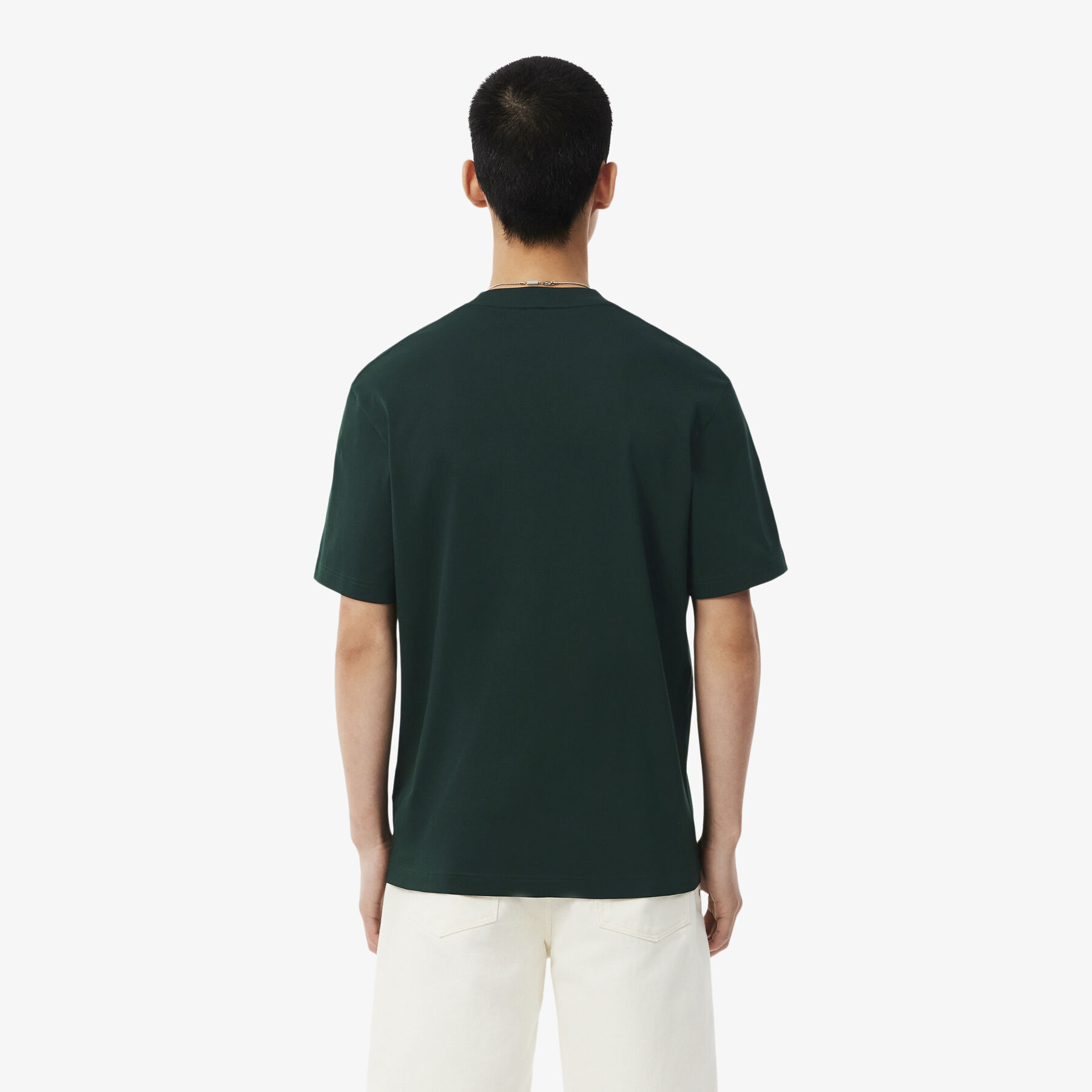 Embroidered Signature T-shirt lacoste embroidered signature t shirt