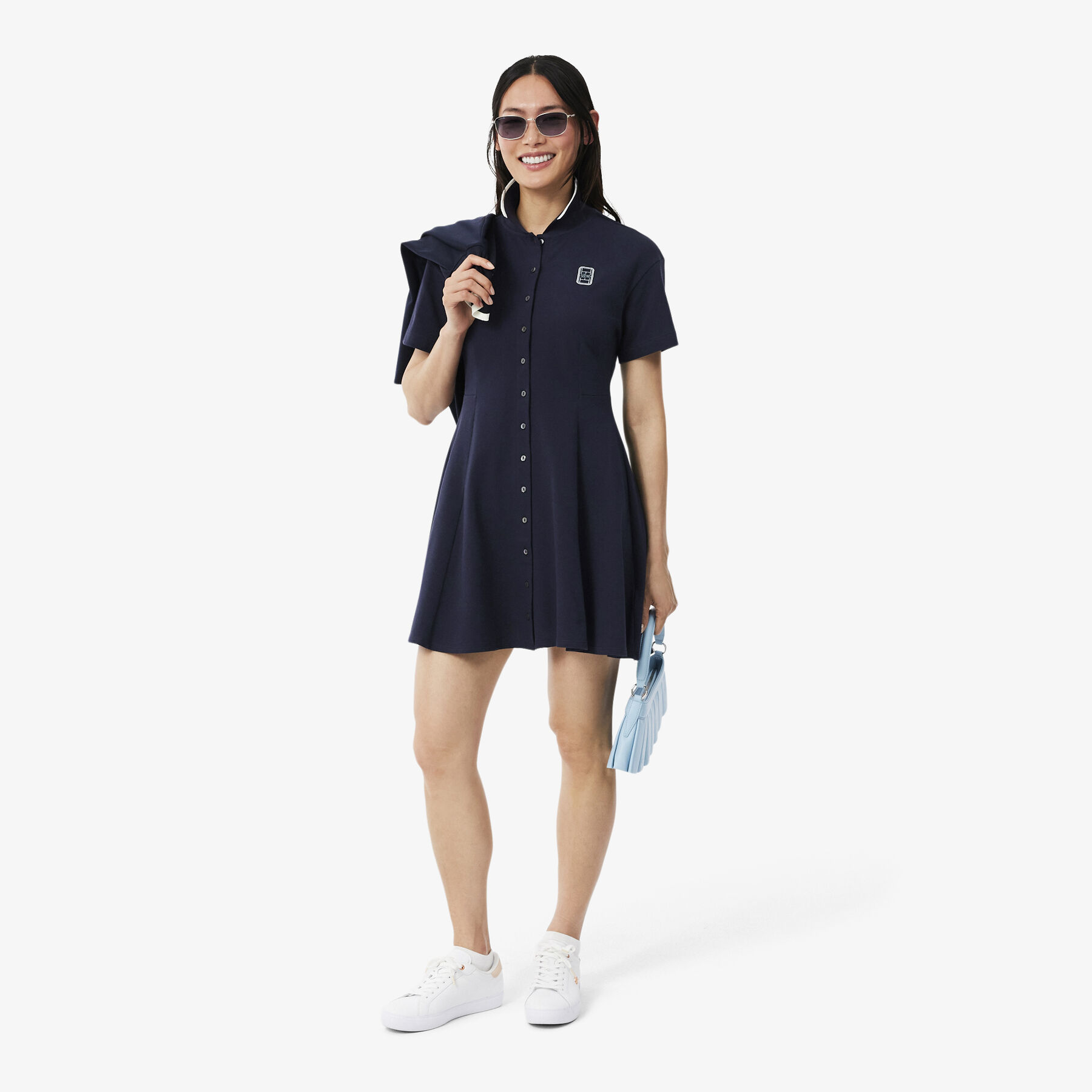 Men's Lacoste Pull-on Windbreaker with Kangaroo Pocket - EF8126-00-MXQ