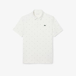 lacoste regular fit printed golf polo shirt