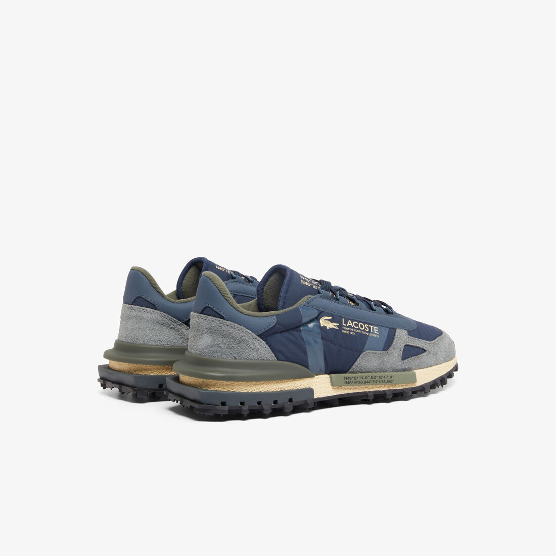 حذاء رياضي جلدي إيليت أكتيف للرجال Men's Elite Active Leather Sneakers - 49SMA0002-AH9