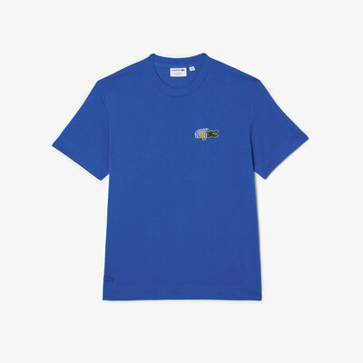 Men's Lacoste Holiday Relaxed Fit Comic Effect Badge T-shirt