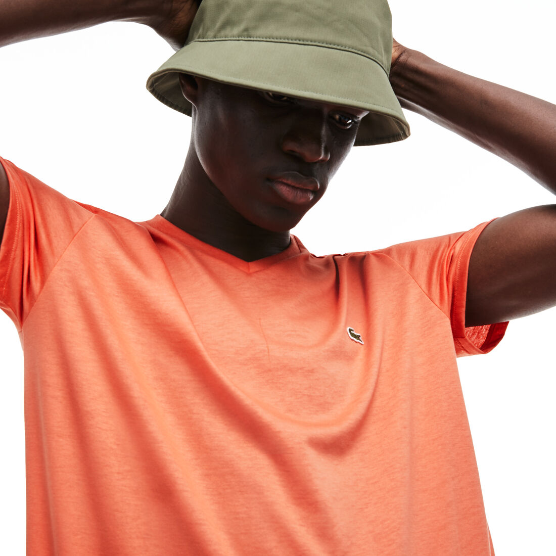 Lightweight Cotton Pima V Neck T-shirt Lightweight Cotton Pima V Neck T-shirt