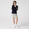 lacoste women s v neck loose organic cotton sweater