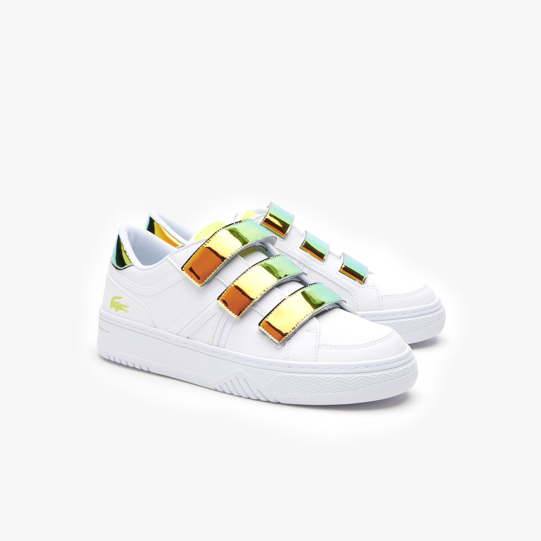 Infants' Lacoste L001 Synthetic Colour Block Trainers Infants' Lacoste L001 Synthetic Colour Block Trainers