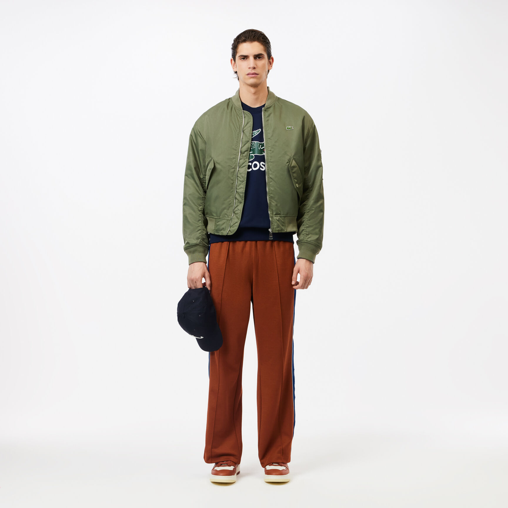 سويت شيرت صوف ناعم مقسم بألوان Classic Fit Cotton Fleece Sweatshirt - SH1281-00-166