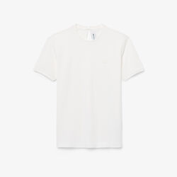 lacoste fluid scallop trim pique t shirt