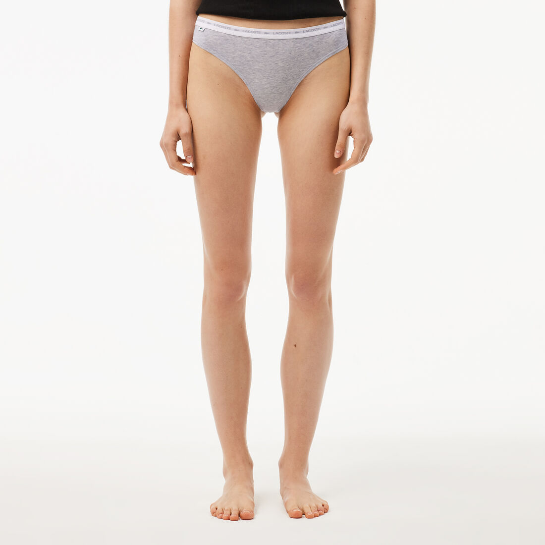 طقم ثونغ قطن مطاطي بتصميم رفيع ، 3 قطع 3-Pack Thongs - 8F1341-00-NUA