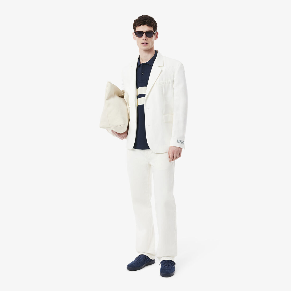 قميص بولو L.12.12 بقصة كلاسيكية صناعة فرنسية French Made Classic Fit L.12.12 Polo Shirt - PH9760-00-166