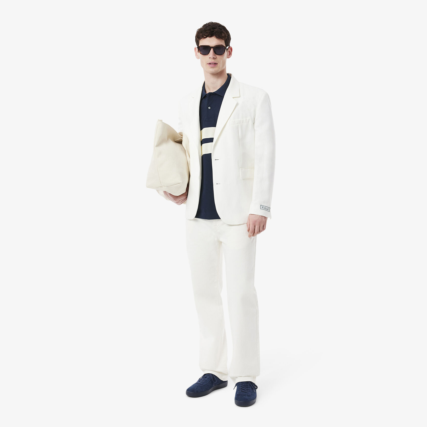 قميص بولو L.12.12 بقصة كلاسيكية صناعة فرنسية French Made Classic Fit L.12.12 Polo Shirt - PH9760-00-166