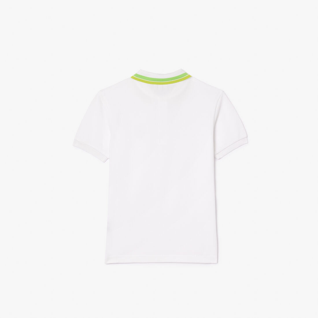 Boys' Lacoste Tricolour Collar Cotton Petit Pique Polo Boys' Lacoste Tricolour Collar Cotton Petit Pique Polo - PJ9702-00-I9U