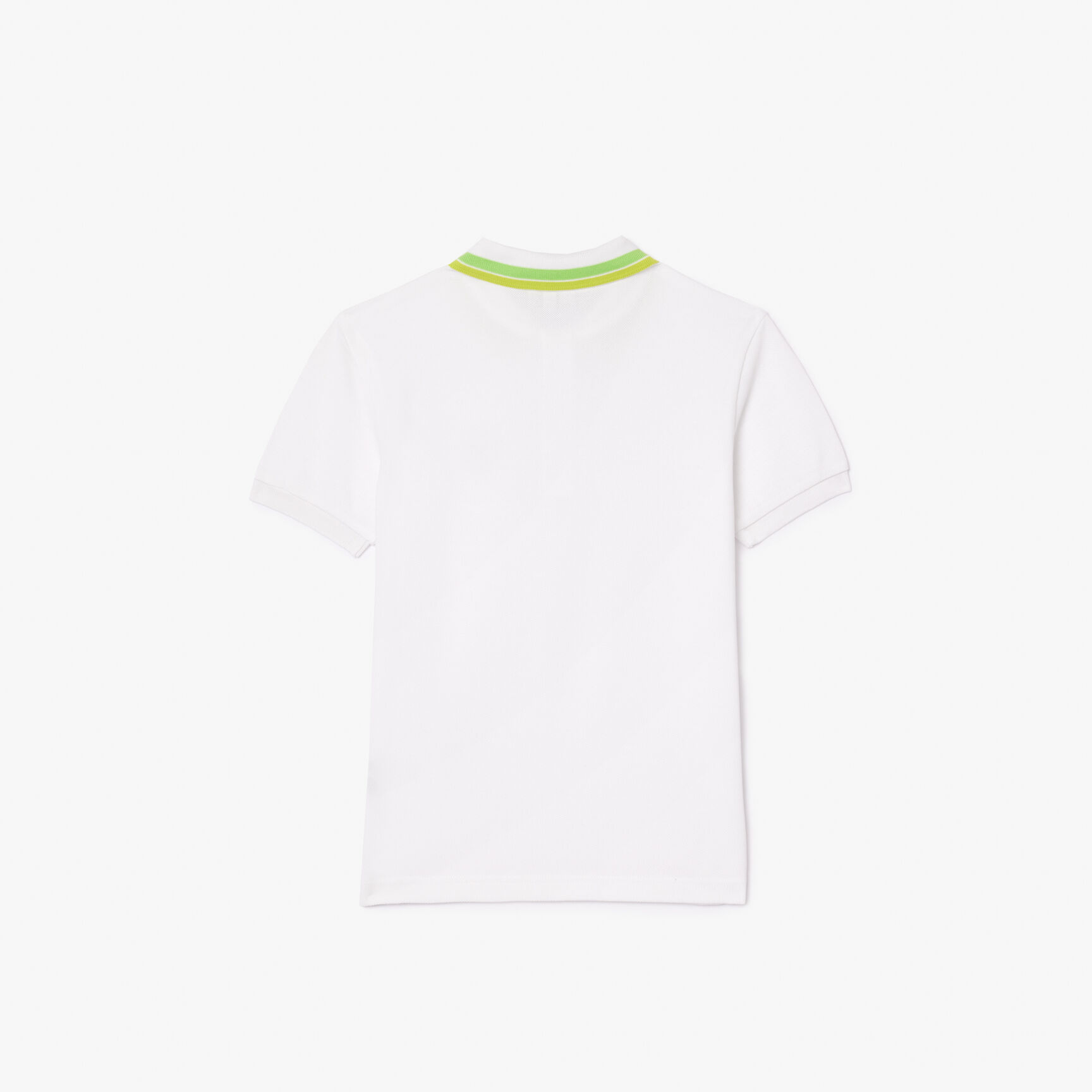 Boys' Lacoste Tricolour Collar Cotton Petit Pique Polo Boys' Lacoste Tricolour Collar Cotton Petit Pique Polo - PJ9702-00-I9U