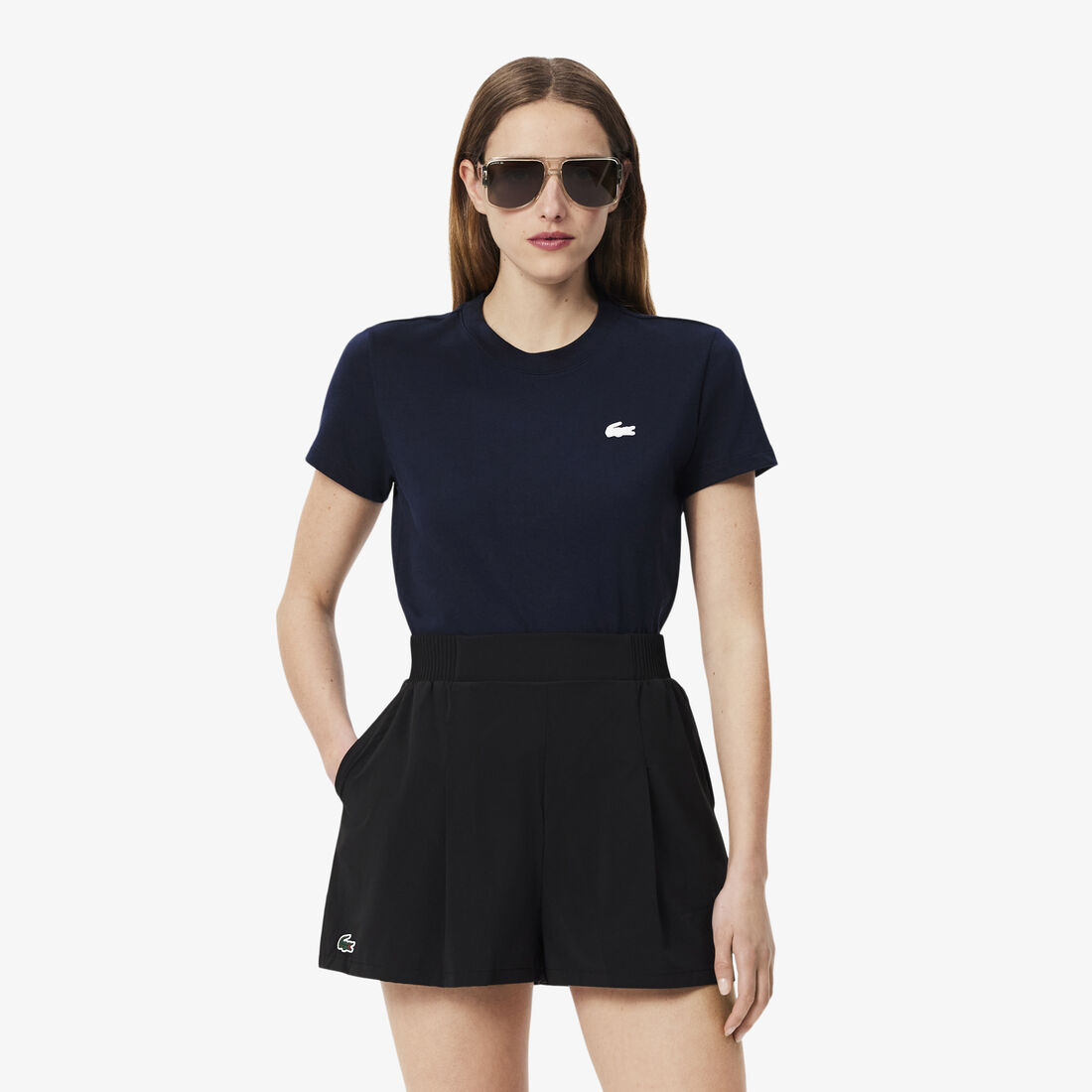 Women's Lacoste SPORT Organic Cotton Jersey T-Shirt - TF9246-00-166