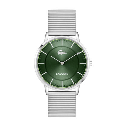 Lacoste Crocorigin Mens Green Dial Watch