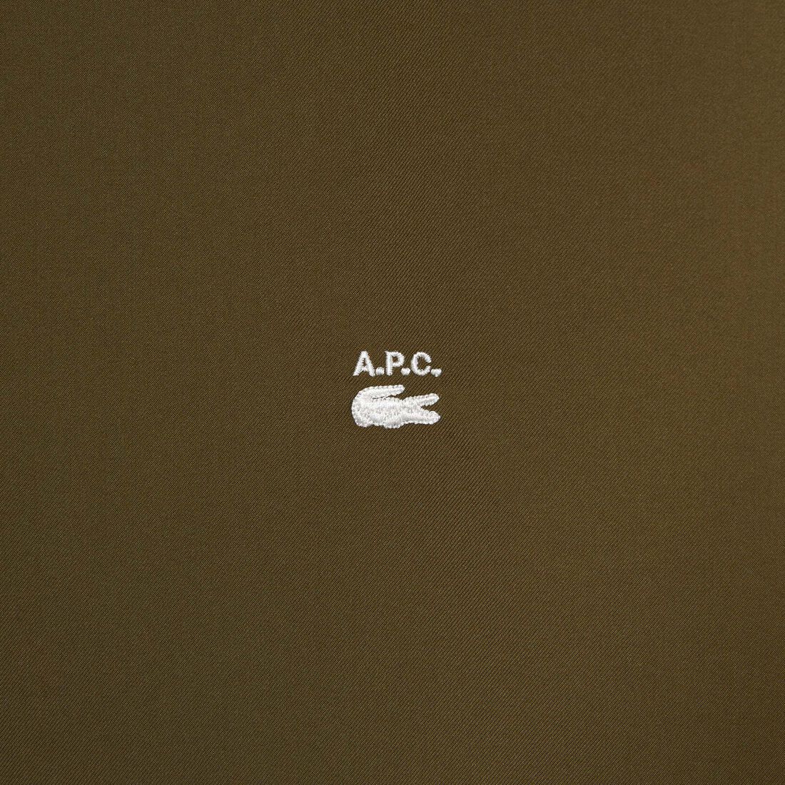 قميص صوف قطني للنساء مجموعة Lacoste x A.P.C. قميص صوف قطني للنساء مجموعة Lacoste x A.P.C.