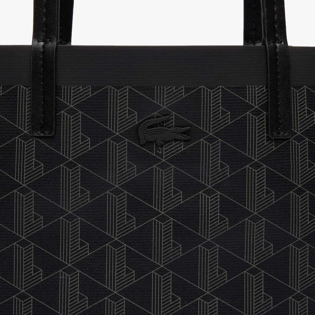 حقيبة توت صغيرة كانفا مغلفة بنقشة شعار الماركة من مجموعة زيلي Zely Coated Canvas Monogram Small Tote - NF4338ZE-H45