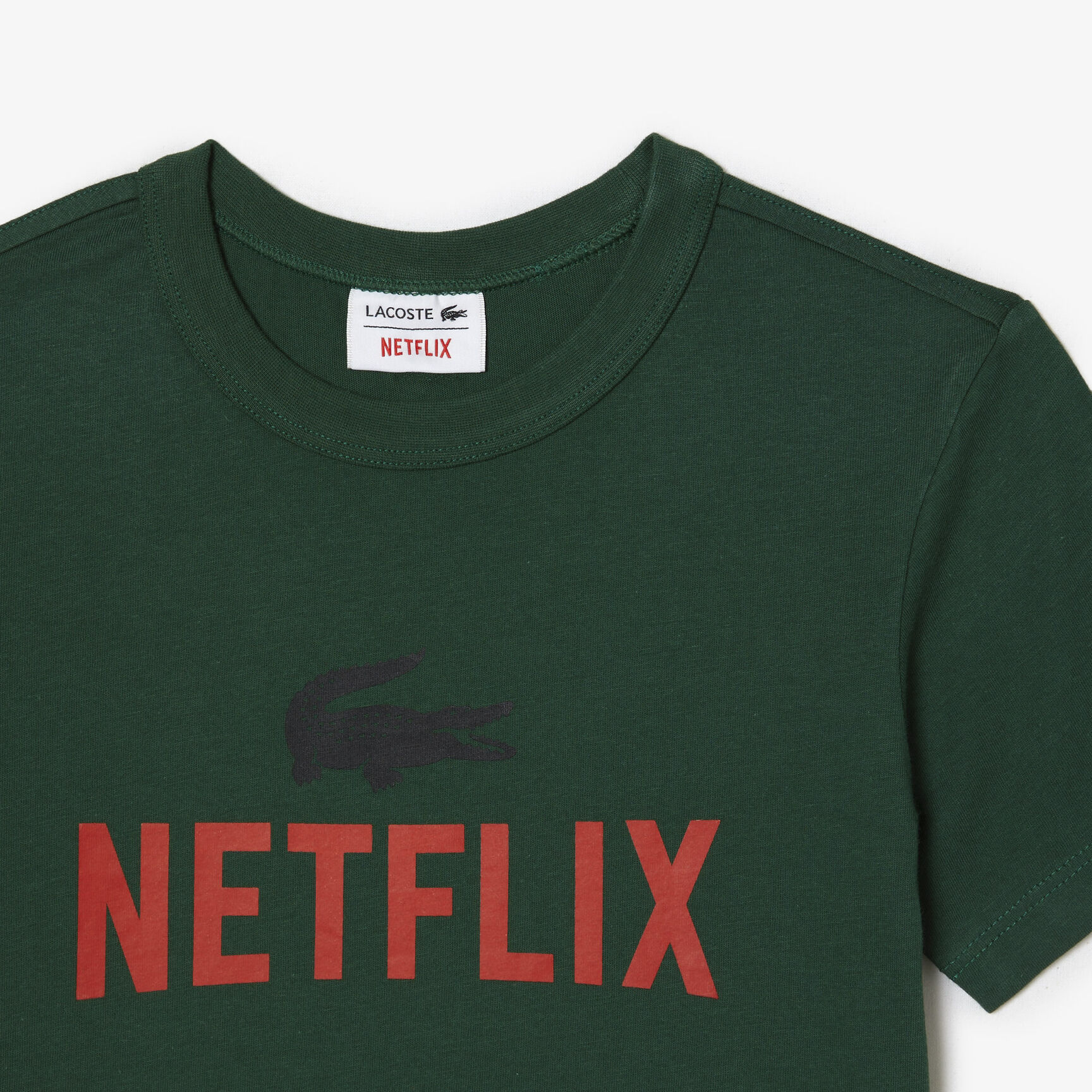 Kids' Lacoste x Netflix Organic Cotton Print T-shirt Kids' Lacoste x Netflix Organic Cotton Print T-shirt