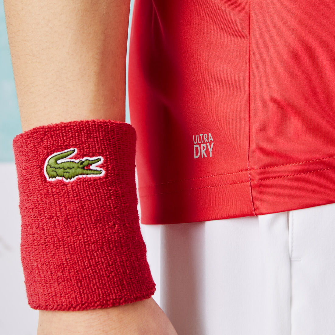 تيشيرت بولو مطاطي مطبوع للرجال مجموعة Lacoste SPORT x Novak Djokovic تيشيرت بولو مطاطي مطبوع للرجال مجموعة Lacoste SPORT x Novak Djokovic