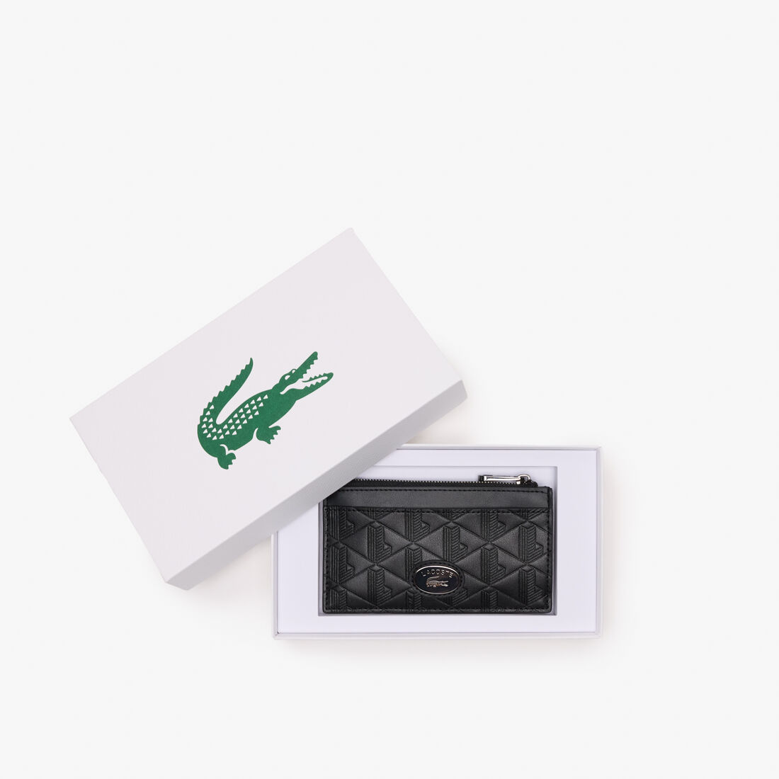 حافظة بطاقات نوموجرام جلدي بسحاب Nomogramme Zipped Leather Card Holder - NH4574MR-000