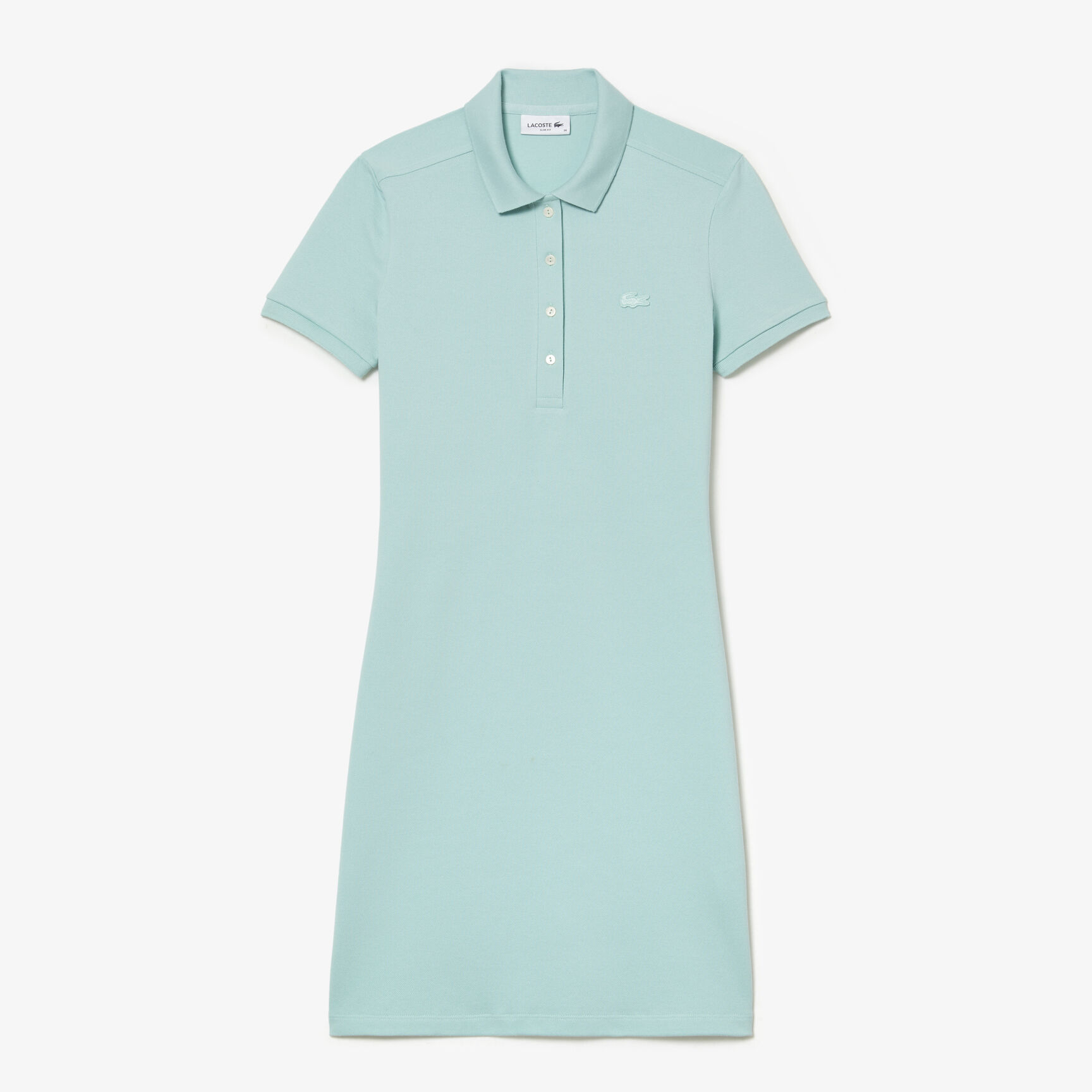 فستان بولو من بيتي بيكيه مطاطي بقصة ضيقة Women's Stretch Cotton Pique Polo Dress - EF5473-00-LGF