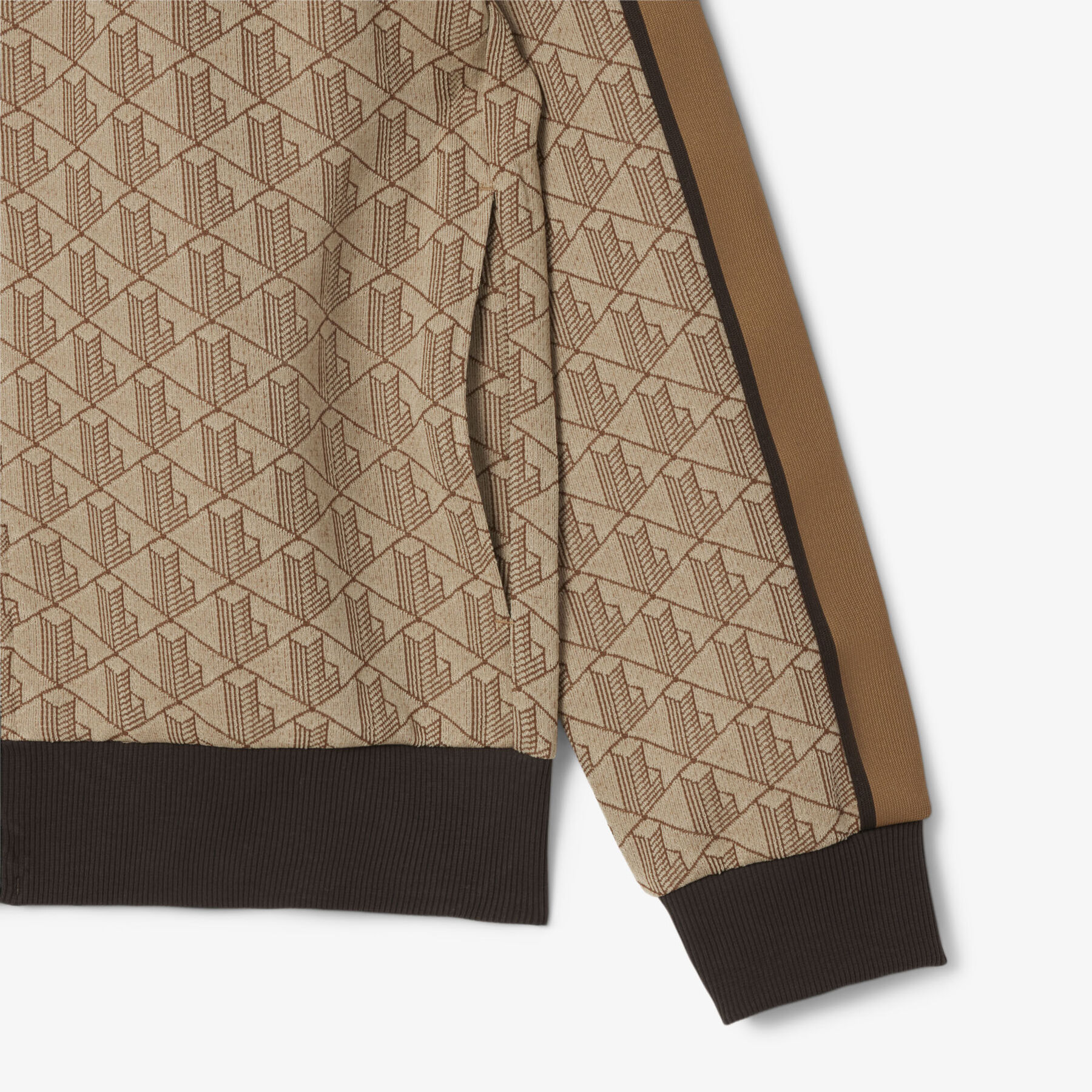 Paris Zip-Up Jacquard Track Jacket lacoste paris zip up jacquard track jacket