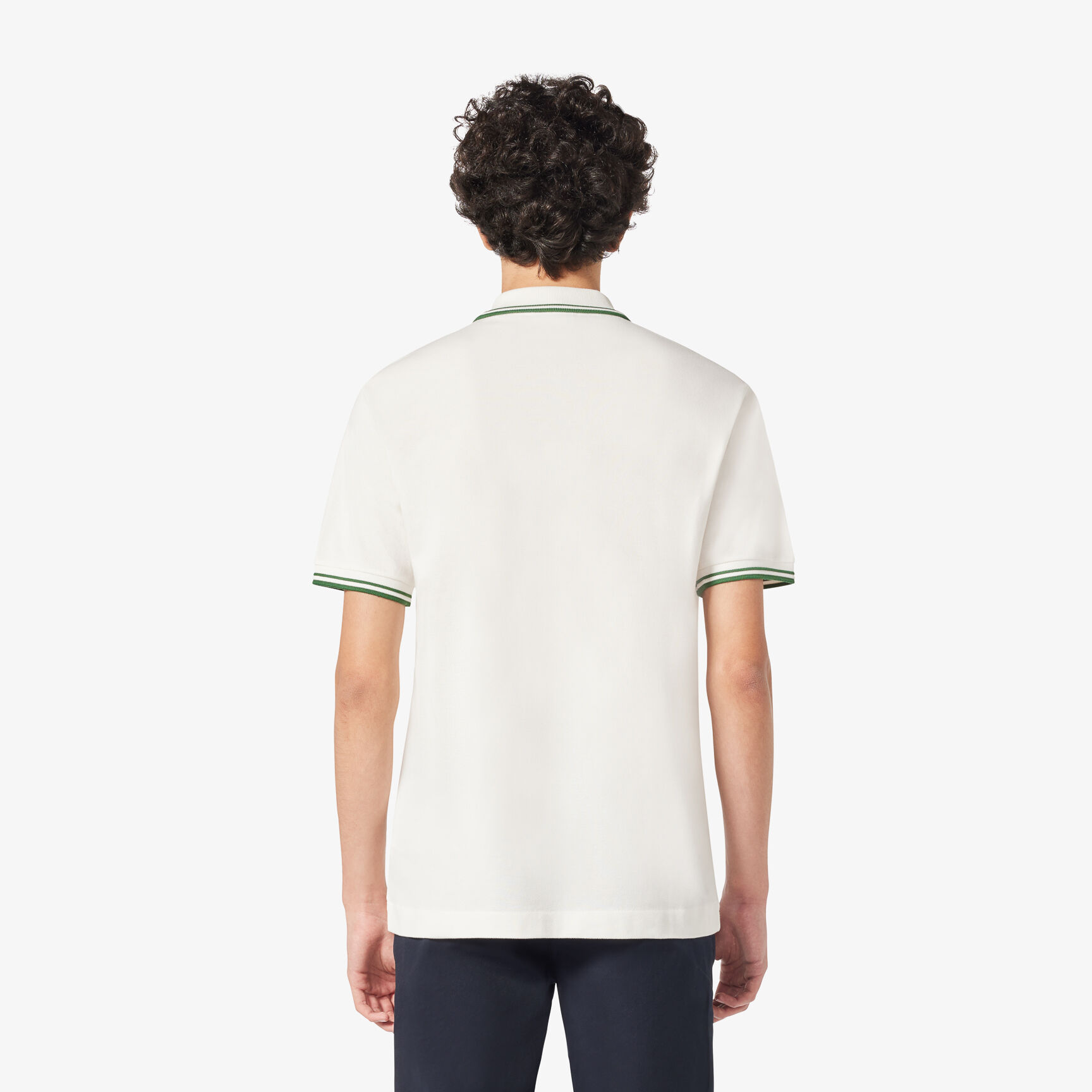 قميص بولو L.12.12 أصلي من القطن المطرز Original L.12.12 Embroidered Patent Cotton Polo Shirt - PH8008-00-70V