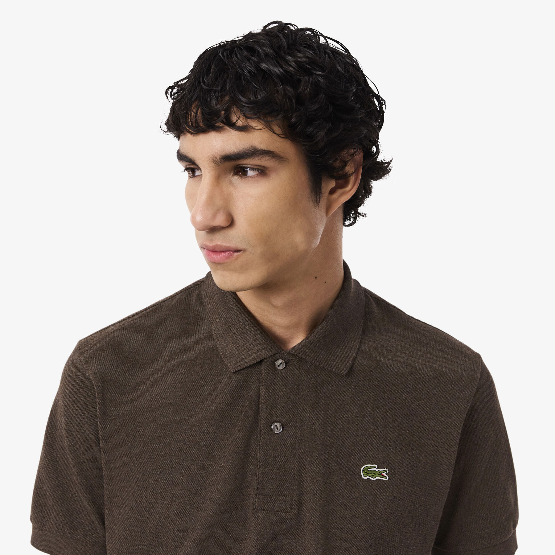 lacoste classic fit l 12 12 marl polo shirt