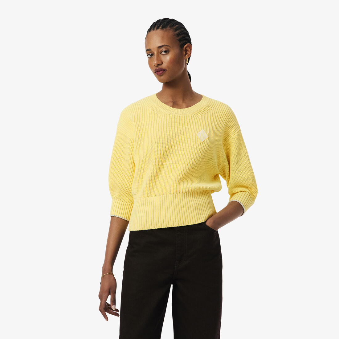 Cotton Crew Neck Sweater - AF9860-00-107