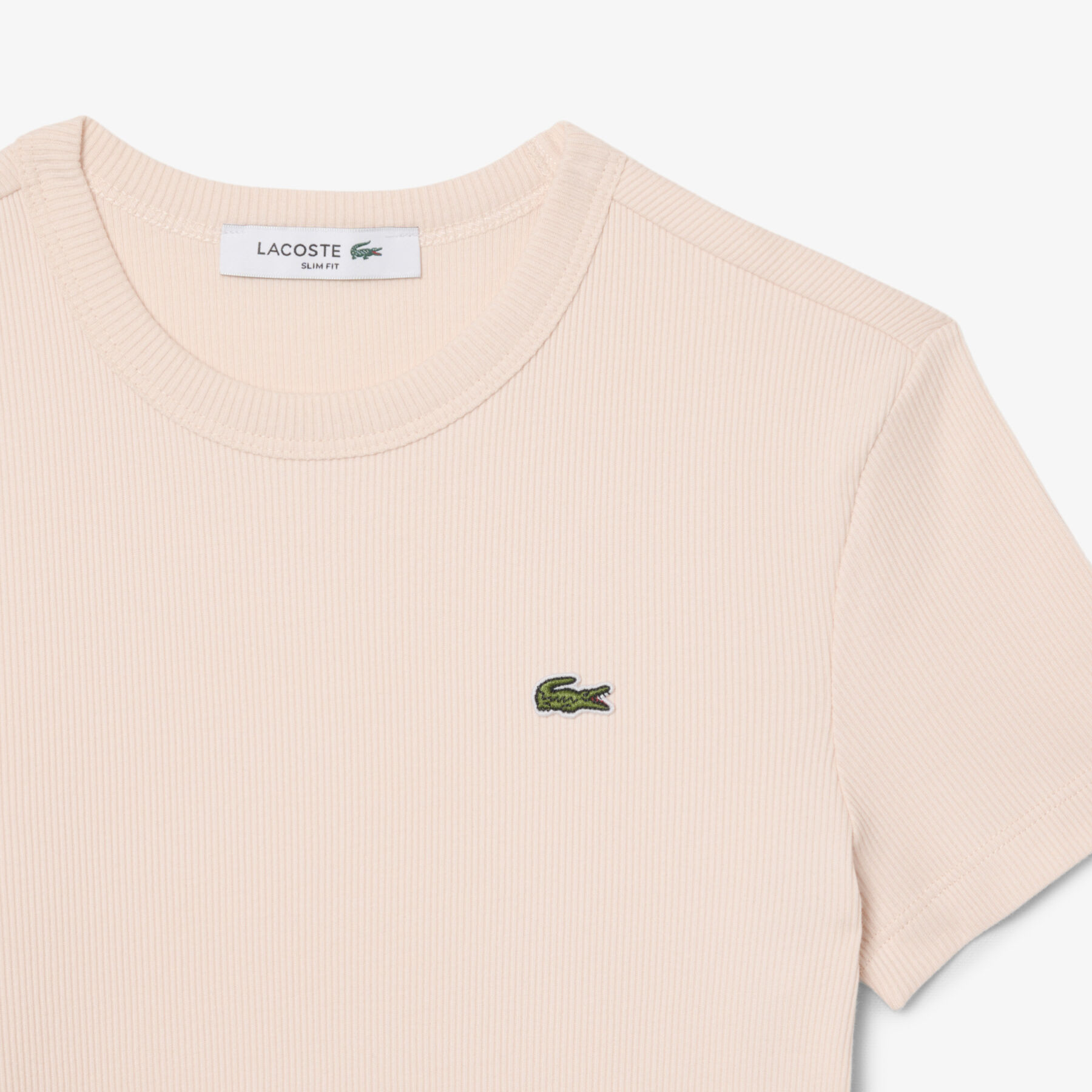 Slim Fit Ribbed Cotton T-shirt - TF5538-00-N6I