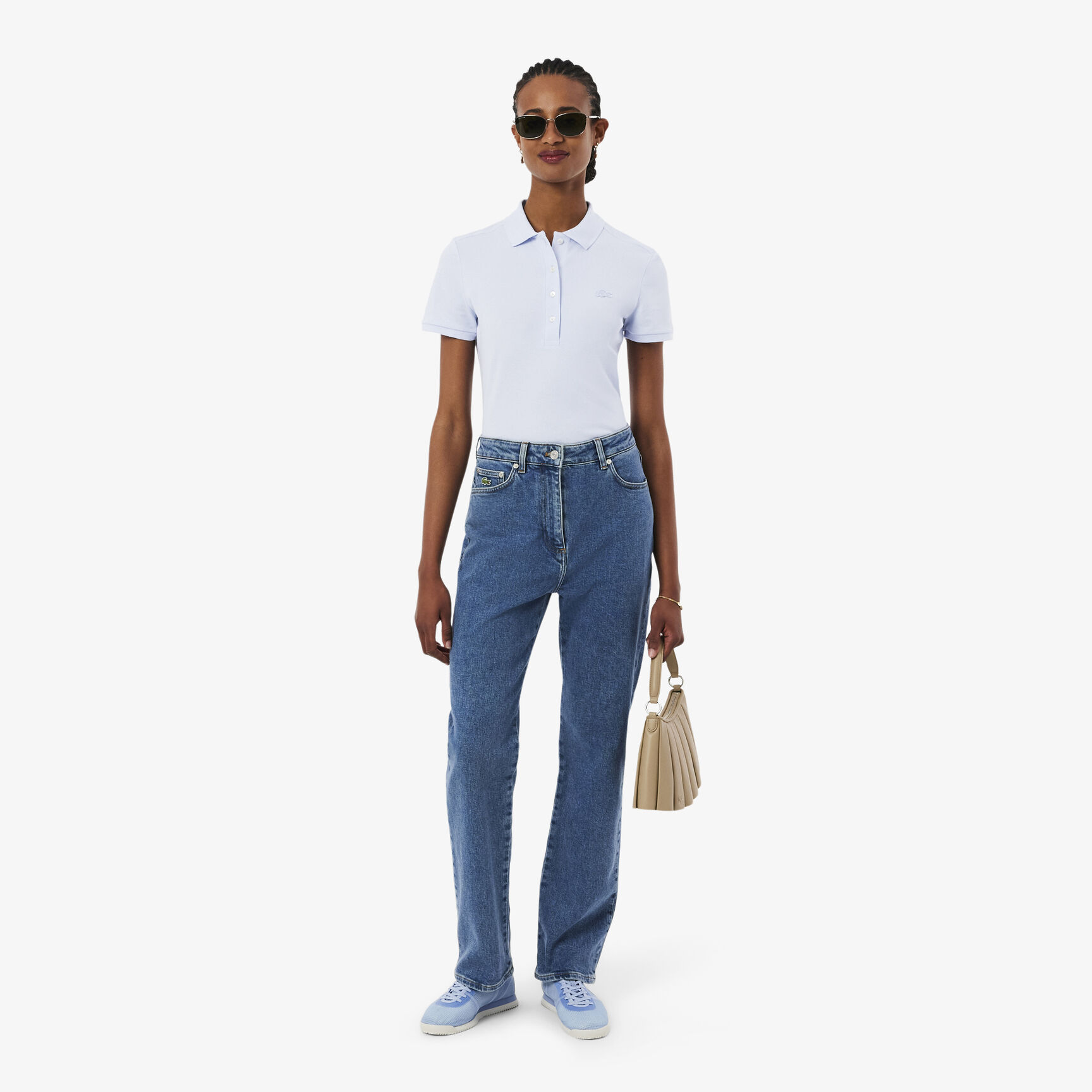 L.12.D Slim Fit Stretch Petit Pique Polo Shirt - PF5462-00-J2G