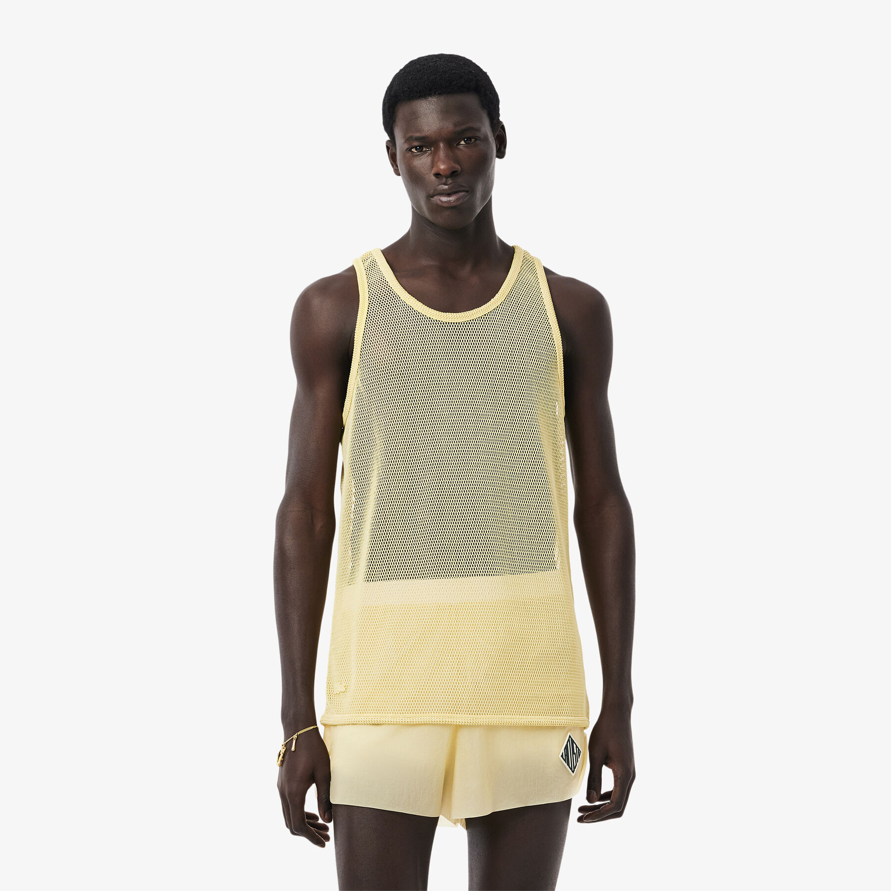 TEE-SHIRT لاكوست قميص تانك رانواي شبكي