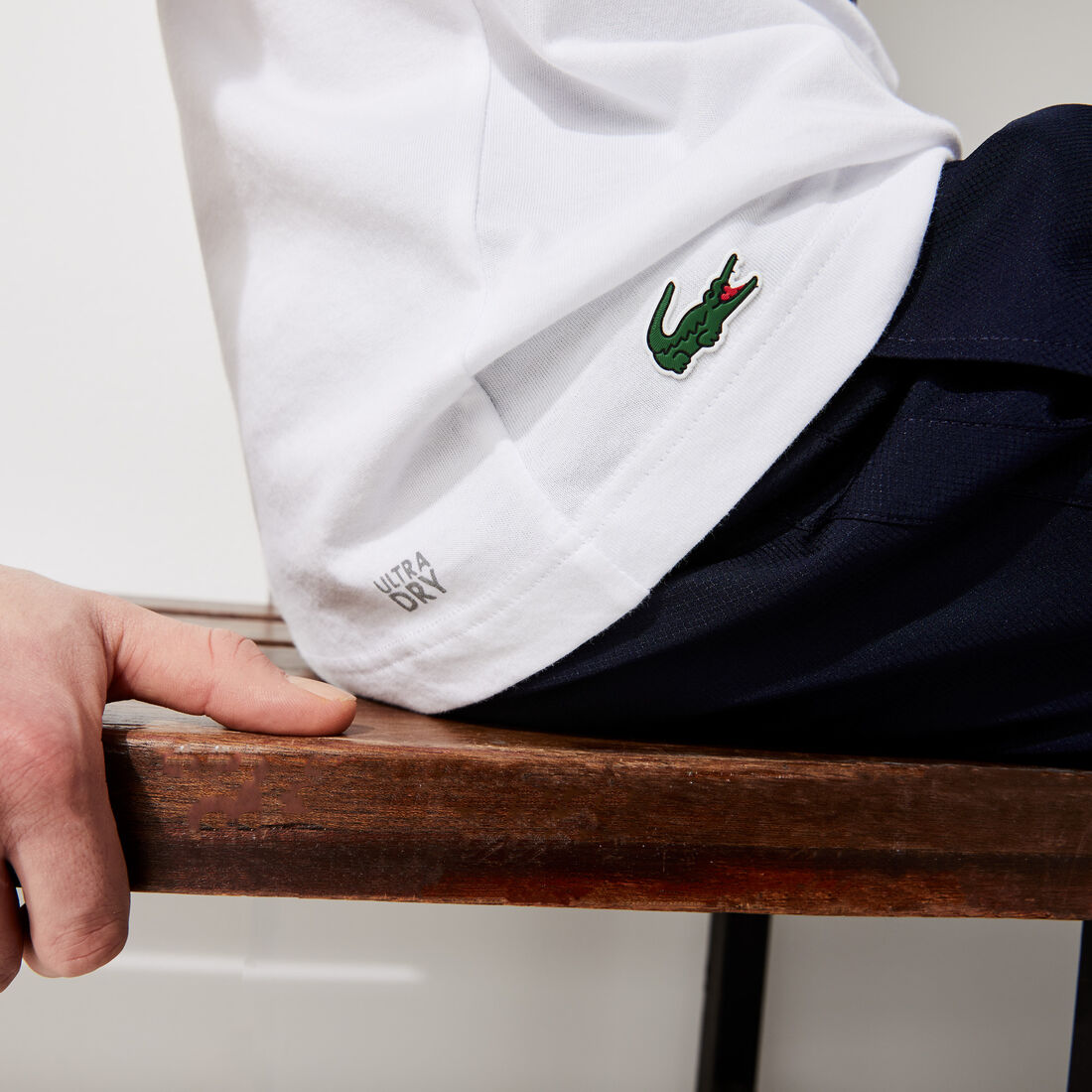 Men's Lacoste SPORT 3D Print Breathable T-shirt Men's Lacoste SPORT 3D Print Breathable T-shirt