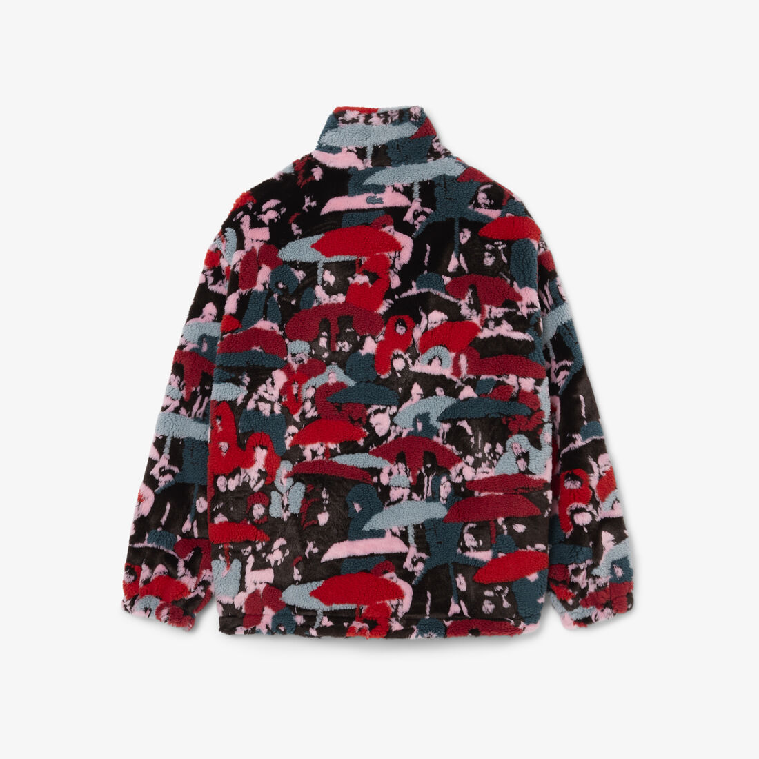 Runway Jacquard Sherpa Jacket lacoste runway jacquard sherpa jacket